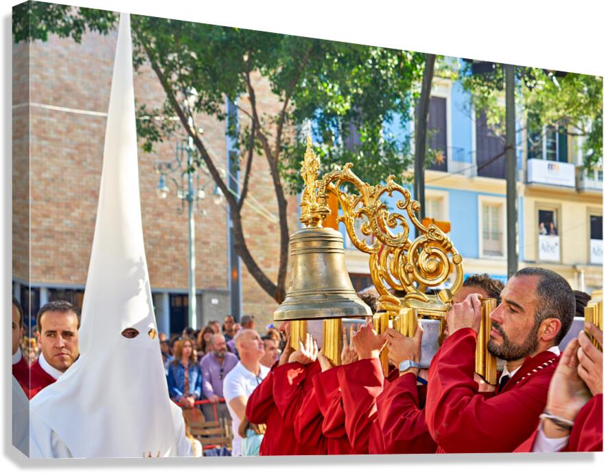 Processions for easter holy week in malaga spain