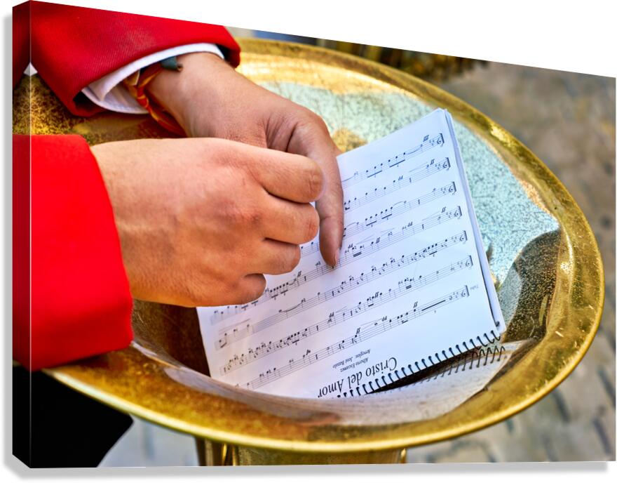 Procession for easter holy week in malaga spain