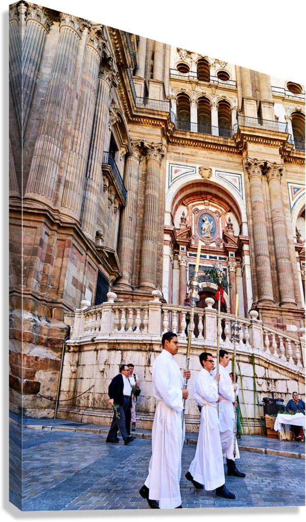 Procession in Malaga during Easter Holy Week
