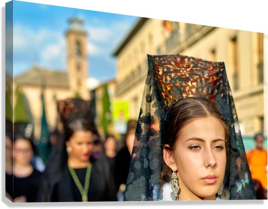 Processions during Easter Holy Week in Granada Spain