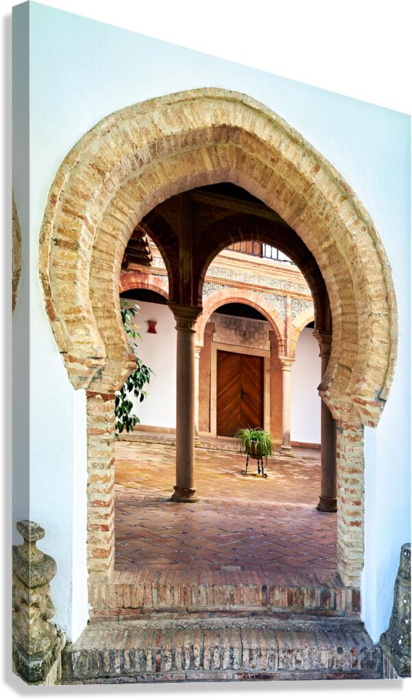 Exploring Palacio de Mondragon in Ronda Andalusia