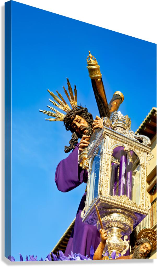 Procession during Holy Week in Granada Spain