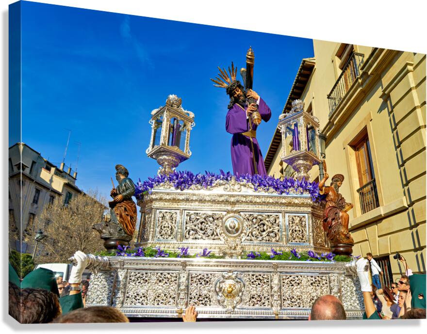 Easter processions in Granada Andalusia