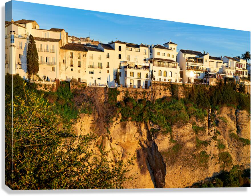 View of Ronda on the edge of El Tajo gorge in Andalusia