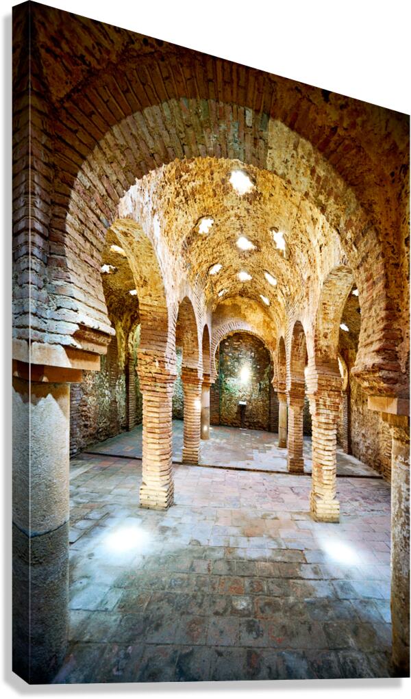 Ancient Arab baths in Ronda Andalusia Spain