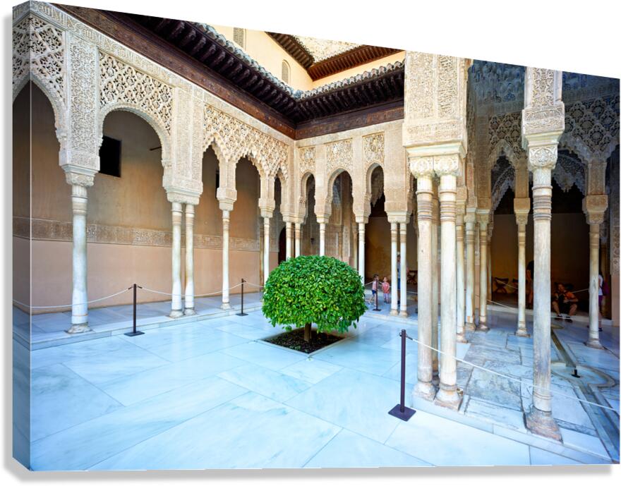 Exploring Alhambras intricate architecture