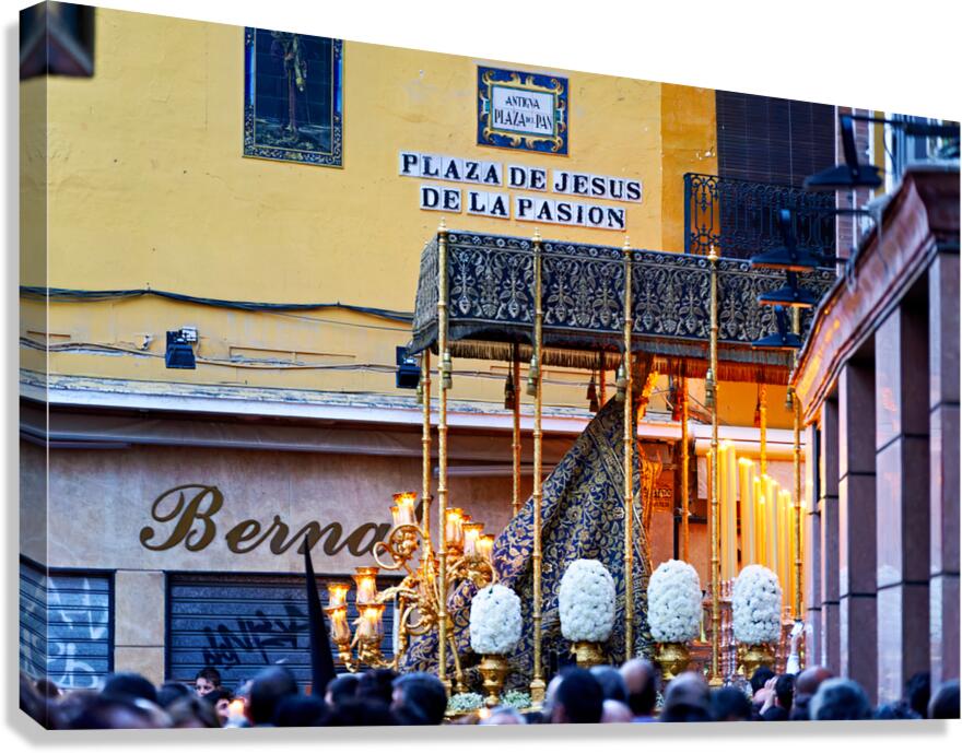 Procession in Seville during Easter Holy Week