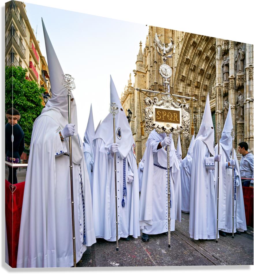 Procession in Seville during Easter Holy Week