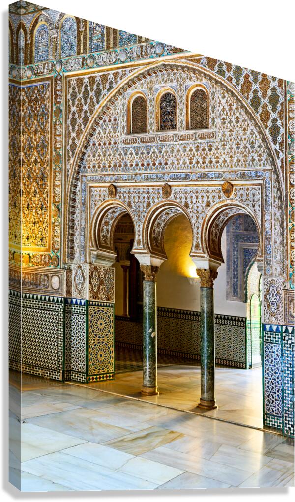 Exploring arches and patterns at Alcazar in Seville