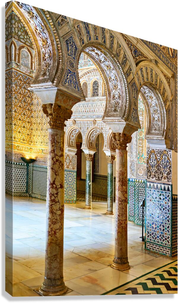 Exploring the alcazar in seville andalusia