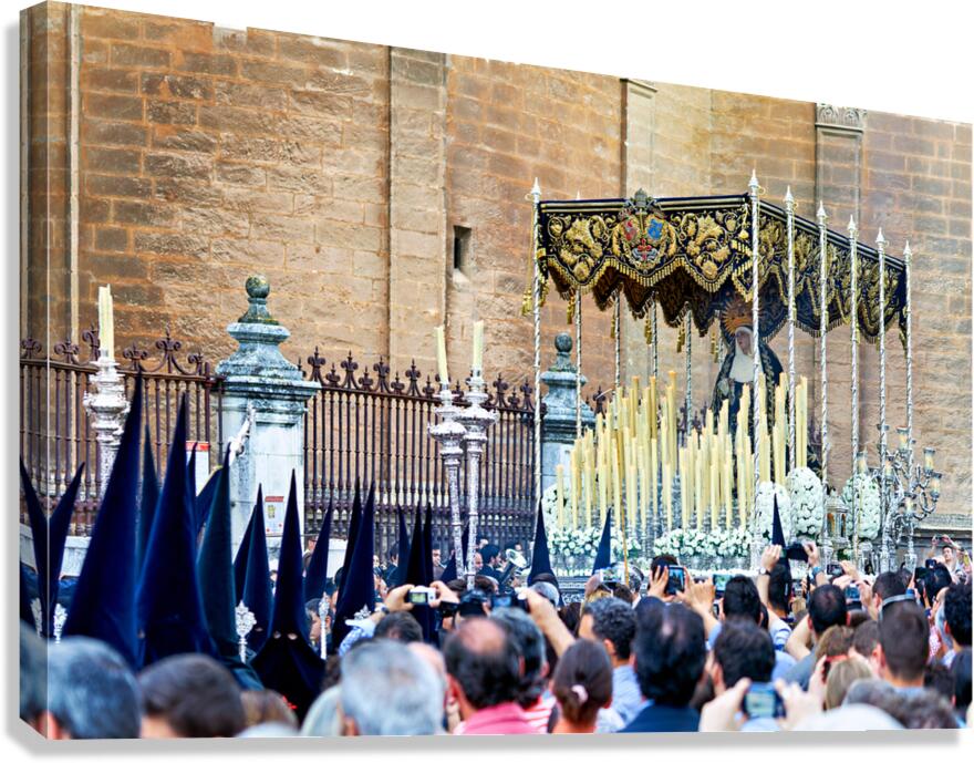 Processions during Easter Holy Week in Seville Spain