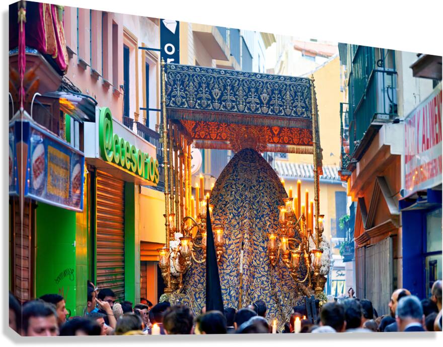 Procession in Seville during Easter Holy Week