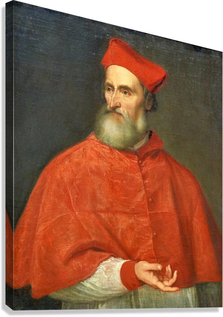 Cardinal Pietro Bembo created by Titian in 1540