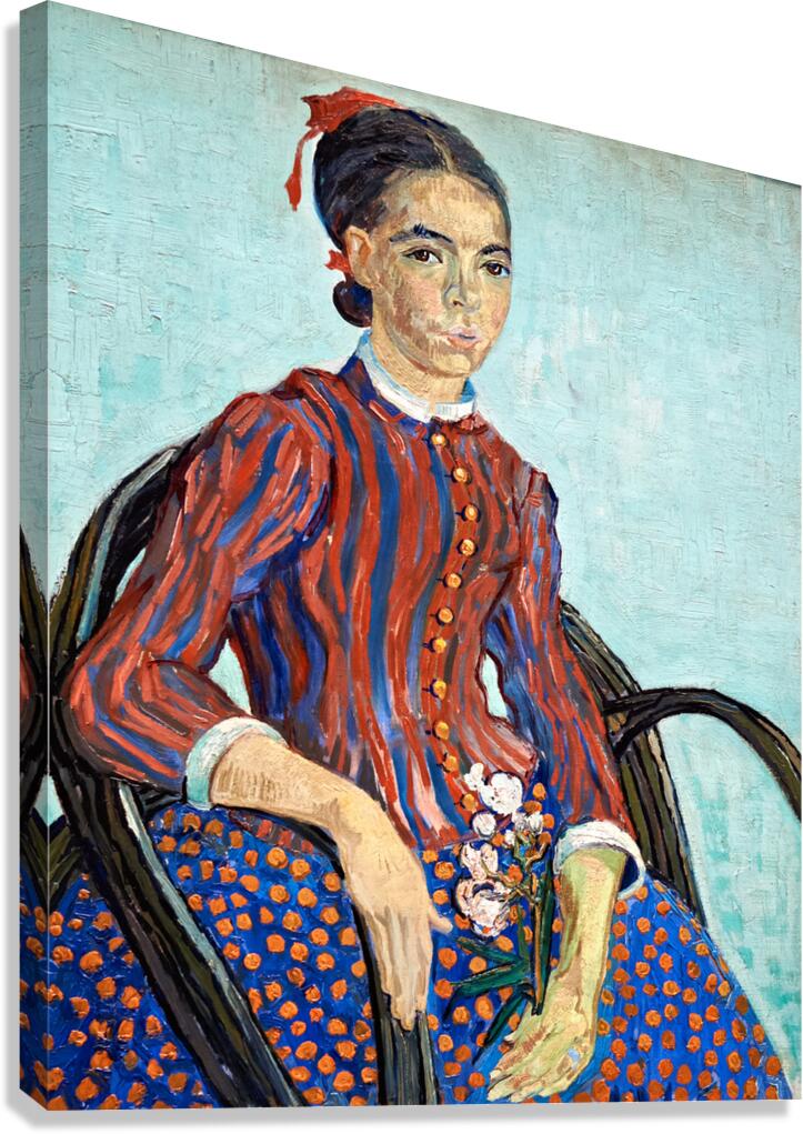 Vincent van goghs la mousmé from 1888 in washington dc