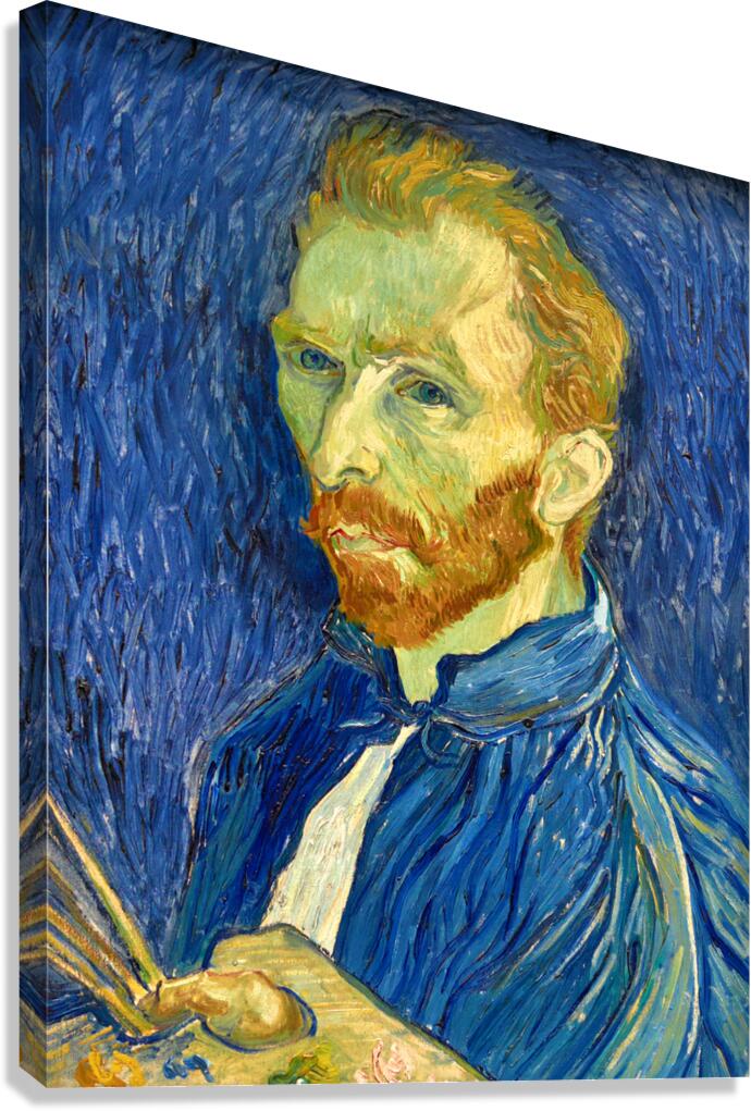 Vincent Van Gogh paints his self portrait in 1889