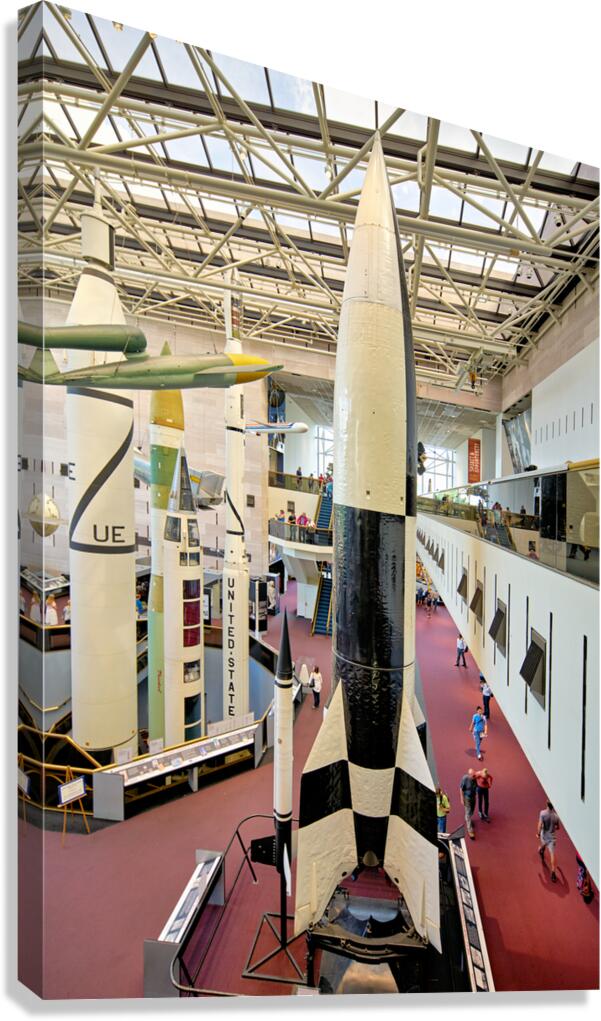 Rocket on display in National Air and Space Museum