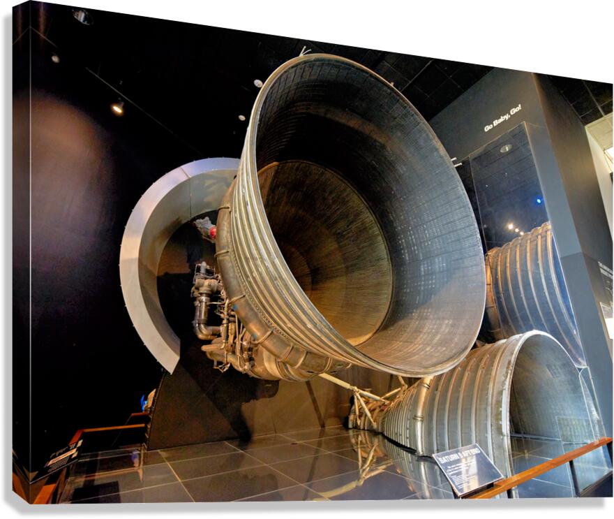 Rocket engine at Smithsonian Air and Space Museum