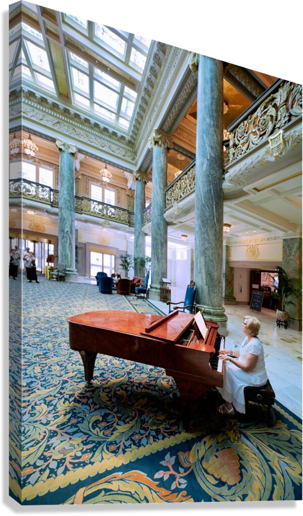 Music performance inside Joseph Smith Memorial Building