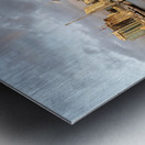 Auckland. New Zealand. The city skyline. View from Viaduct Harbour at sunset Metal print