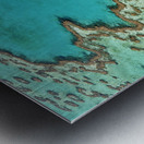 Heart Reef. Hardy reef. Great Barrier Reef. Queensland. Australia Metal print