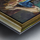 Egon Schiele - Seated Woman in a Blue House 1912 - Belvedere Museum Vienna Austria Metal print