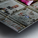 A locker in an orphanage of Siem Reap Cambodia Metal print