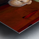 An old woman in her hut in Siem Reap. Angkor. Cambodia Metal print