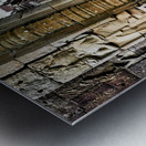 Statues at the entrance of the jungle temples of Ta Prohm. Siem Reap. Cambodia Metal print