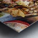 Central Market Psah Thom Thmey of Phnom Penh Cambodia Metal print