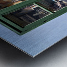 Czech Republic. Prague. The house at the castle where Franz Kafka lived from 1916 to 1917 Metal print