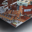 Czech Republic. Prague.  Aerial view of the old town Metal print