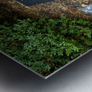 Czech Republic. Prague. The memorial to Jan Palach and Jan Zajic in Wenceslas Square Metal print