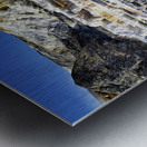 Palette Springs. Devils thumb at the Mammoth Hot Springs. Yellowstone National Park. Wyoming. USA. Metal print