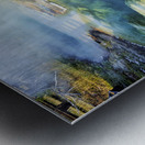 Seismograph Pool at the Yellowstone National Park. Wyoming. USA. Metal print