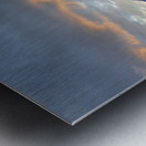 Grand Teton National Park at dusk. Wyoming. United States. Metal print