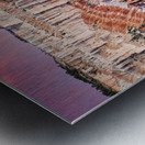 Sunrise at Bryce Point lookout in the Bryce Canyon National Park. Utah USA Metal print