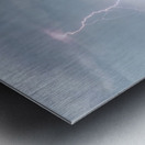 Monument Valley. Navajo Nation. Thunderstorm on the Butte Metal print