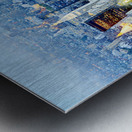 New York. United States. Aerial view of Manhattan at dusk Metal print