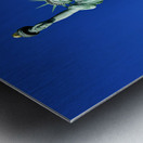 New York. Manhattan. United States. The Statue of Liberty on Liberty Island Metal print