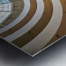 New York. Manhattan. United States. Solomon R. Guggenheim Museum Metal print