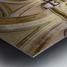 New York. Manhattan. United States. The Metropolitan Museum of Art. The entrance hall Metal print