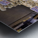 Barcelona. Catalonia. Spain. The Mercat de Sant Josep de la Boqueria. Fishmonger Metal print