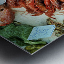 Barcelona. Catalonia. Spain. The Mercat de Sant Josep de la Boqueria. Fishmonger Metal print