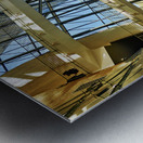 Bilbao Biscay Spain. The interiors of the Guggenheim Museum Metal print