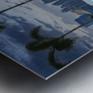 Singapore. The Infinity Pool at Marina Bay Sands Hotel Metal print