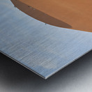 Namibia. Climbing the sand dunes at Sossusvlei. Namib Naukluft National Park Metal print