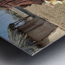 Namibia. A mother and her son in a Himba Village in Kunene Region Metal print