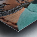 Namibia. Portrait of a joyful child in Kavango Region Metal print