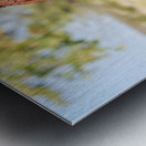 Namibia. Portrait of a smiling Himba woman with her baby in Kunene region Metal print