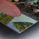 Japan. Tokyo. Traditional wedding ceremony at Meiji Jingu Shinto shrine Metal print